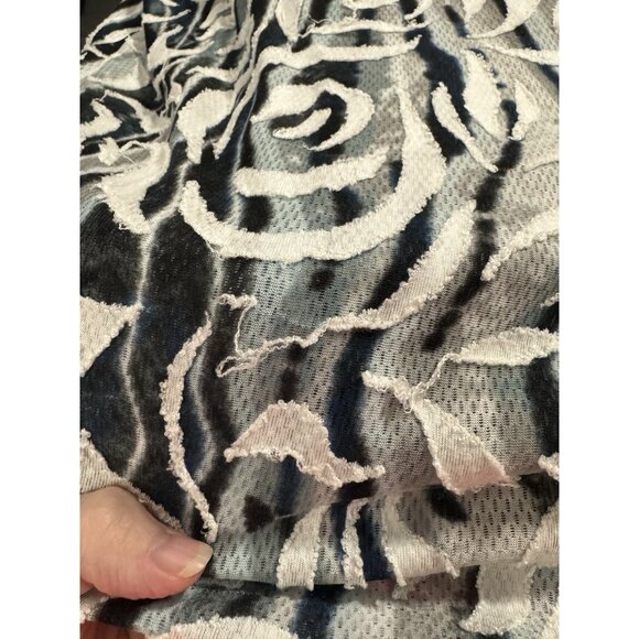 John Mark Tunic Top  Women's Size L Artsy Whimsical Flowy 3/4 Sleeves Old Money - Picture 11 of 13